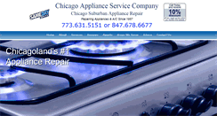 Desktop Screenshot of chicagoappliance.net